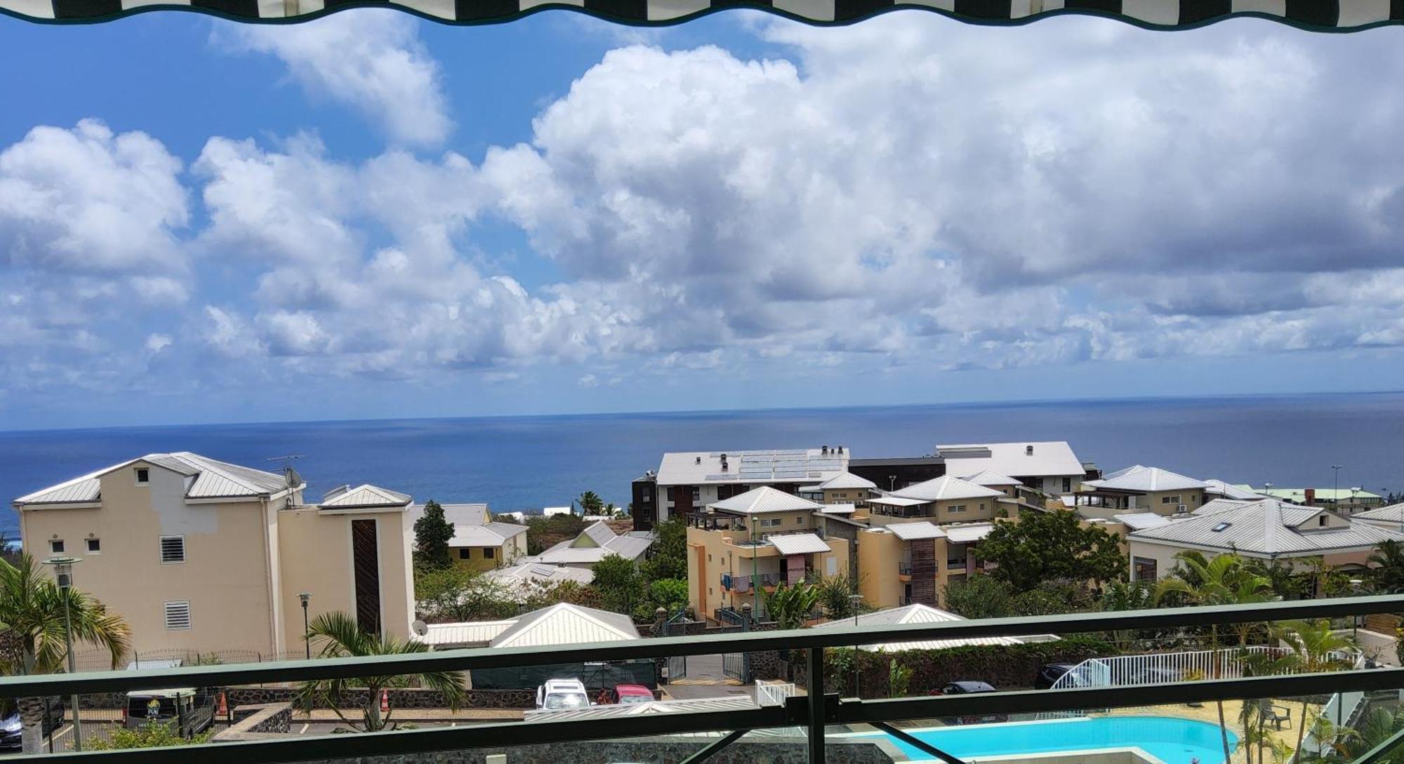 Beau T3 Litchi Vue Ocean Piscine Apartamento Saint-Gilles-les Bains Exterior foto