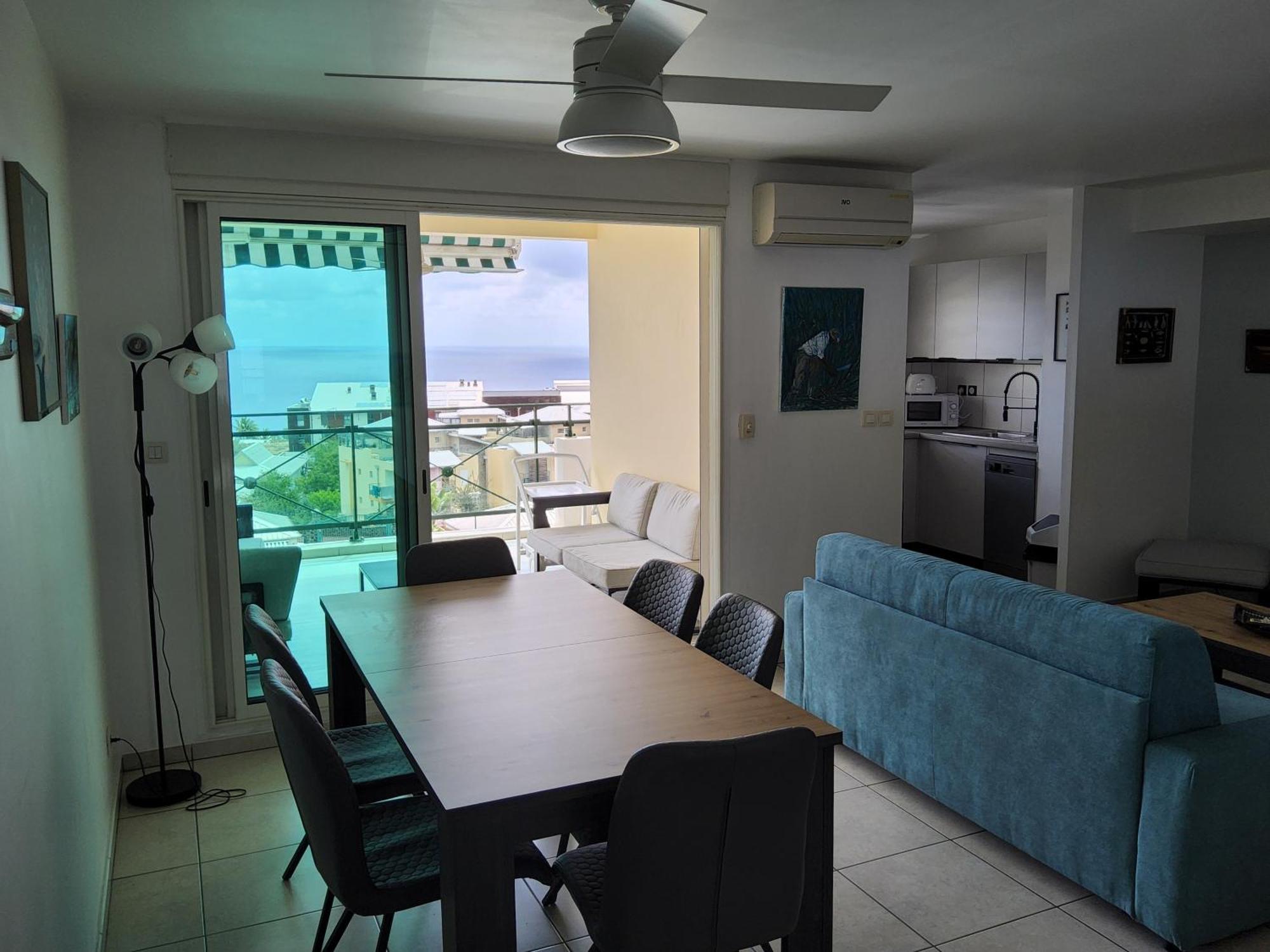 Beau T3 Litchi Vue Ocean Piscine Apartamento Saint-Gilles-les Bains Exterior foto